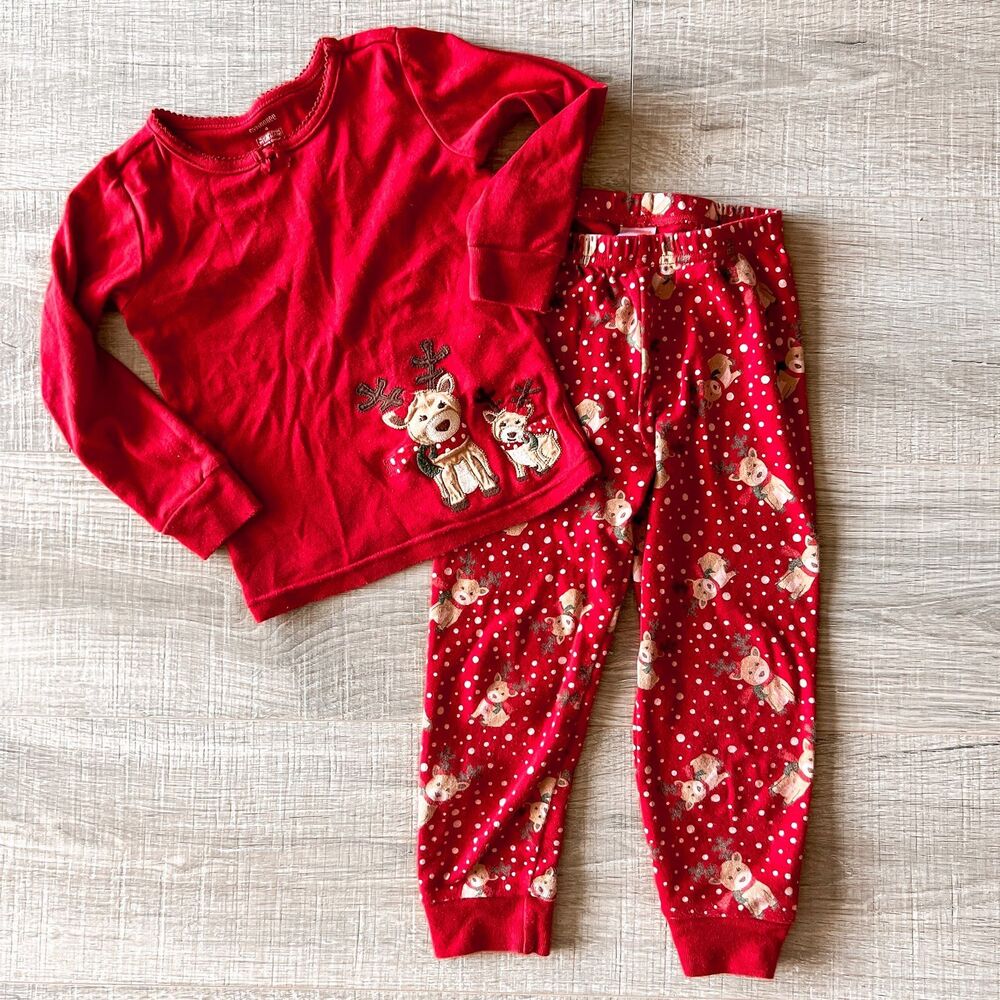 Reindeer Christmas Pajamas Gymboree size 4